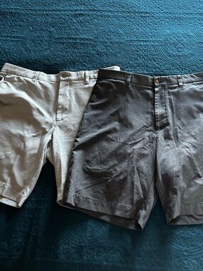 Callaway Men's Golf pack of 2 Classic Shorts - Pale Gray and Dark Gray size 36